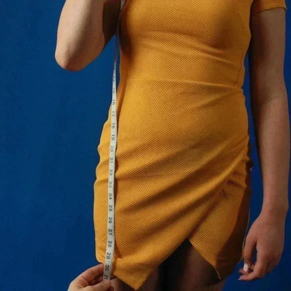 NEW H&M Mustard Yellow Dress - 8 - Picture 10 of 10